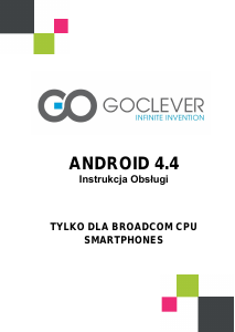 Instrukcja GOCLEVER Quantum 400 Telefon komórkowy