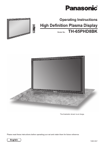 Handleiding Panasonic TH-65PHD8BK Plasma televisie