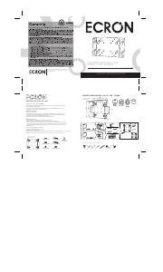 Manual de uso Ecron EF 4020 Soporte de pared