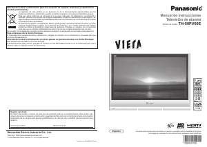 Manual de uso Panasonic TH-50PV60E Viera Televisor de plasma
