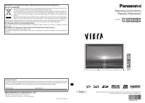 Handleiding Panasonic TH-42PX600EN Viera Plasma televisie