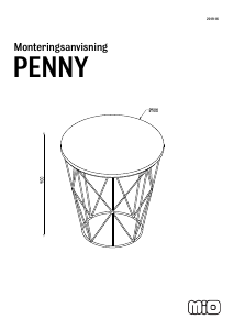 説明書 Mio Penny コーヒーテーブル