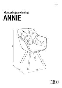 Brugsanvisning Mio Annie Stol