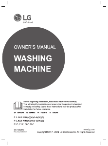 Manual LG F12WM6TS1 Washing Machine