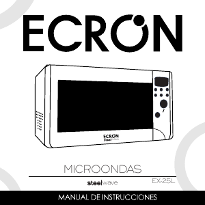 Manual de uso Ecron EX25L Microondas