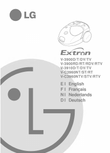 Manual LG V-3900T Extron Vacuum Cleaner