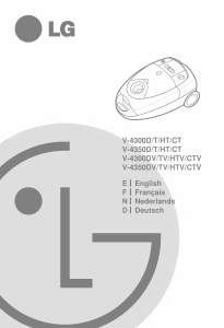 Manual LG V-4350TVB Vacuum Cleaner