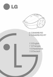 Bedienungsanleitung LG V-C2940RD Staubsauger