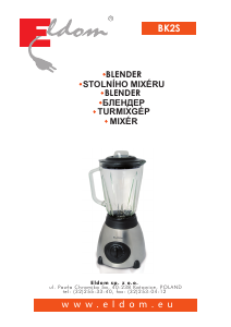 Instrukcja Eldom BK2S Blender