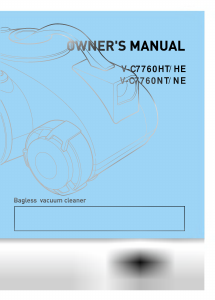 Handleiding LG V-C7760HTR Stofzuiger