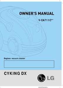 Bedienungsanleitung LG V-CA711CES Staubsauger