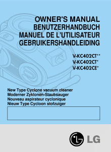 Handleiding LG V-KC402CTQU Stofzuiger