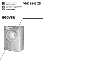 Instrukcja Hoover VHD 8143 ZDB Pralka