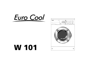 Bedienungsanleitung Euro Cool W 101 Waschmaschine