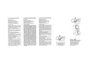 Manual de uso Coati 13115 Interruptor horario