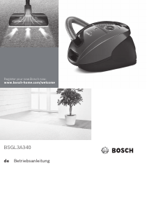 Bedienungsanleitung Bosch BSGL3A340 Staubsauger