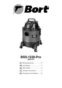 Mode d’emploi Bort BSS-1220-Pro Aspirateur