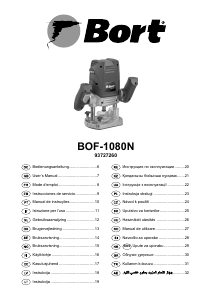 Manual Bort BOF-1080N Freza verticala