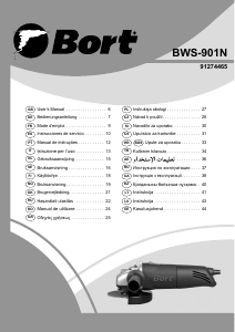 Manual Bort BWS-901N Polizor unghiular