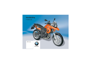 Handleiding BMW F 650 GS (2009) Motor