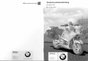 Handleiding BMW R 850 RT (2003) Motor