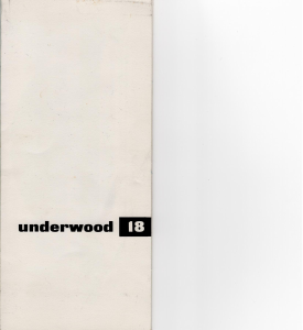 Manual de uso Underwood 18 Máquina de escribir