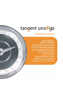 Käyttöohje Tangent UNO 2go Radio