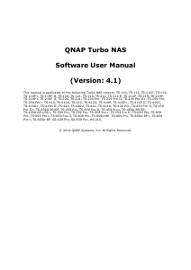 Manual QNAP TS-420U NAS