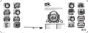 Instrukcja OK OPC 200CA Magnetofon kasetowy