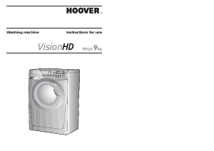 Manual Hoover VHD 9123D-80 Washing Machine
