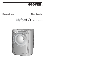 Mode d’emploi Hoover VHD 814 Z-47 Lave-linge