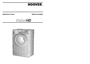 Mode d’emploi Hoover VHD 8812-47 Lave-linge