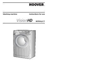 Manual Hoover VHD 816 I-80 Washing Machine