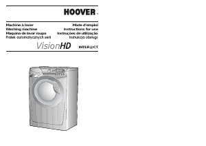 Manual Hoover VHD 166 I-86S Máquina de lavar roupa