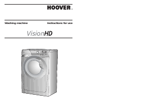 Manual Hoover VHD 842-80 Washing Machine