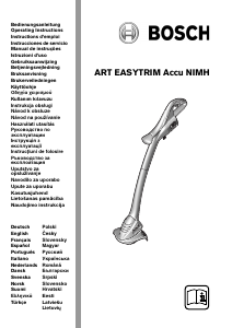 Kasutusjuhend Bosch ART Easytrim Accu NIMH Murutrimmer