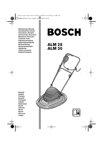 Manual Bosch ALM 30 Corta-relvas