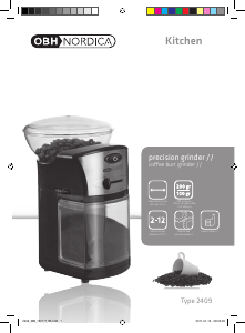 Manual OBH Nordica 2409 Precision Coffee Grinder