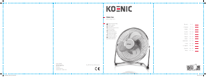 Használati útmutató Koenic KTF 2221 M Ventilátor