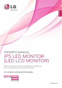 Handleiding LG 24MB37PY-B LED monitor
