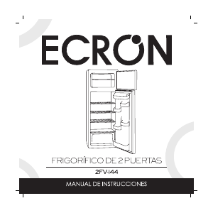 Manual de uso Ecron 2FV 144 Frigorífico combinado