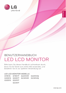 Bedienungsanleitung LG E2251VQ-BN LED monitor