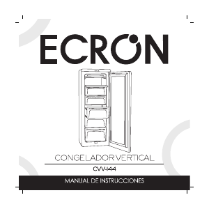 Manual de uso Ecron CVV 144 Congelador