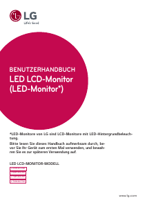 Bedienungsanleitung LG 27MK600M-B LED monitor