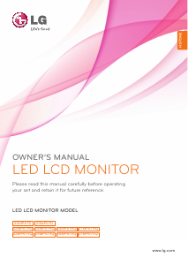 Handleiding LG 27MP67VQ-P LED monitor
