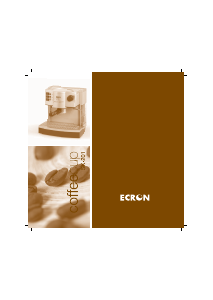 Manual de uso Ecron SK201 Máquina de café espresso