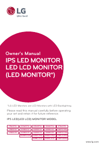 Manual LG 27MP37VQ-B LED Monitor