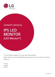 Manual LG 34UB88-B LED Monitor