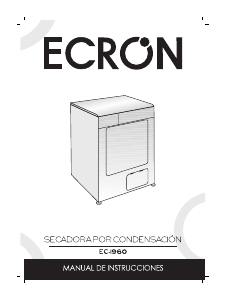 Manual de uso Ecron EC1960 Secadora