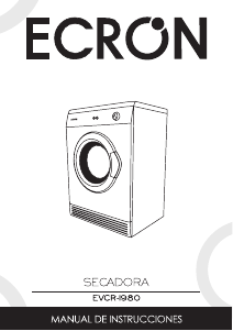 Manual de uso Ecron EVCR1980 Secadora